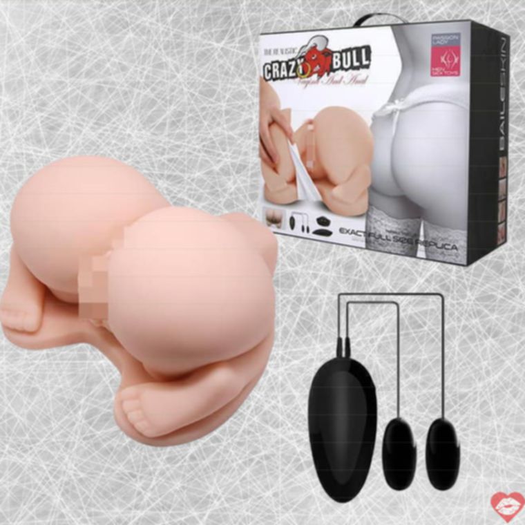 Baile Crazy Bull Masturbator 2 Lỗ Rung Thật 21cm