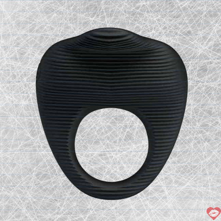 Pretty Love Vibrating Ring Đen Kích Thích Âm Hạch Đôi
