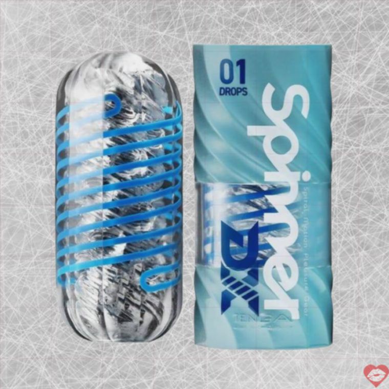 Tenga Spinner DX Drops Xanh 5.8cm Quay Siêu