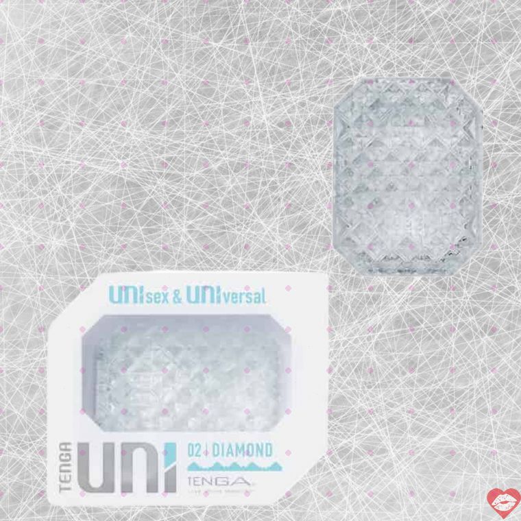 Tenga Uni Diamond Masturbator Cặp Đôi 8.9cm