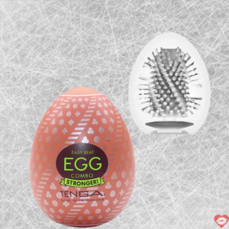Tenga Egg Hard-Boiled Combo Trắng 7cm Siêu Chặt Mịn
