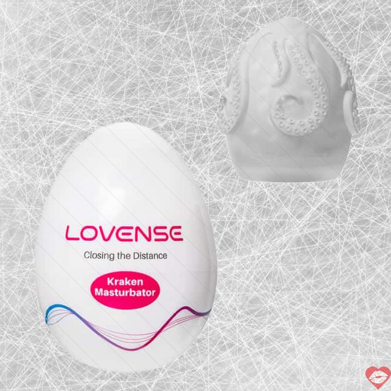 Lovense Kraken Egg Trắng Siêu Mềm Mịn