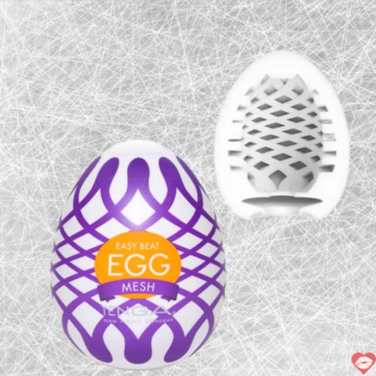 Tenga Egg Mesh Trắng Siêu nhỏ Kích thích mạnh