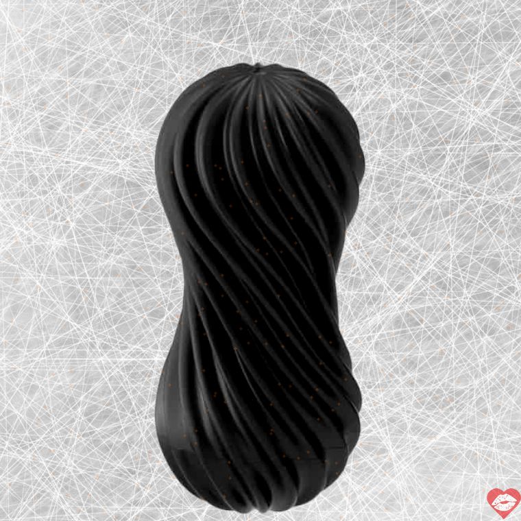 Tenga Flex Rocky đen xoáy mạnh TPE siêu sướng