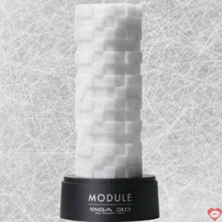 Masturbator Tenga 3D Module Trắng Siêu Thực 11.6cm