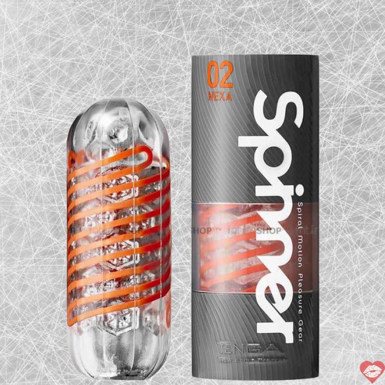 Tenga Spinner Hexa Cam Vàng Xoáy Mạnh 13cm