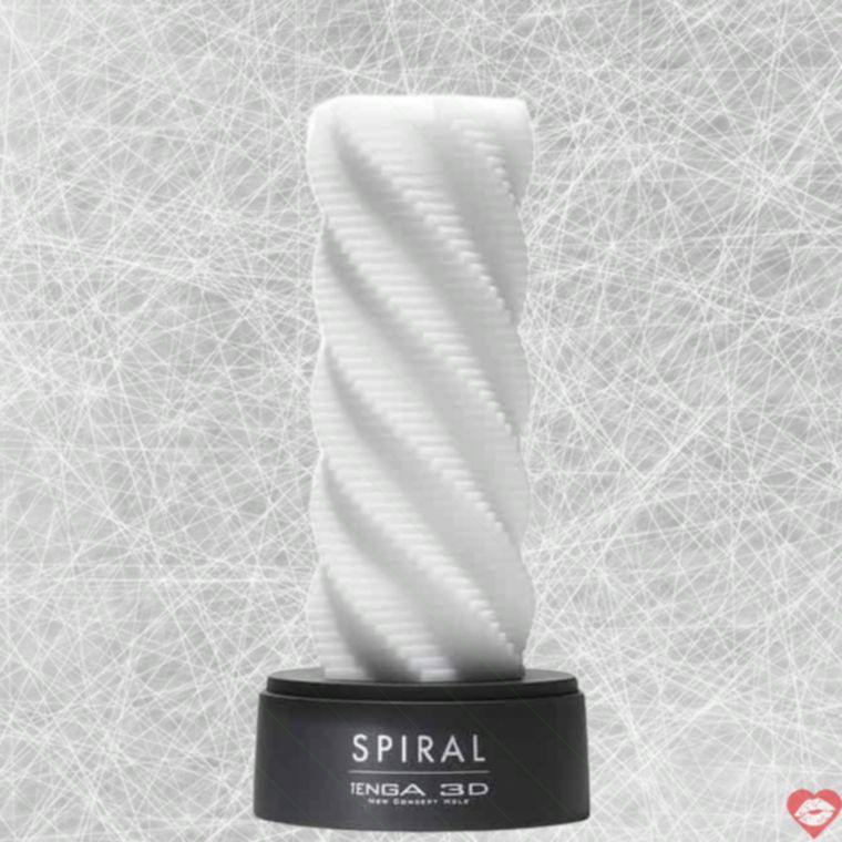 Tenga 3D Spiral Trắng Rung Xoắn Siêu Thú Vị