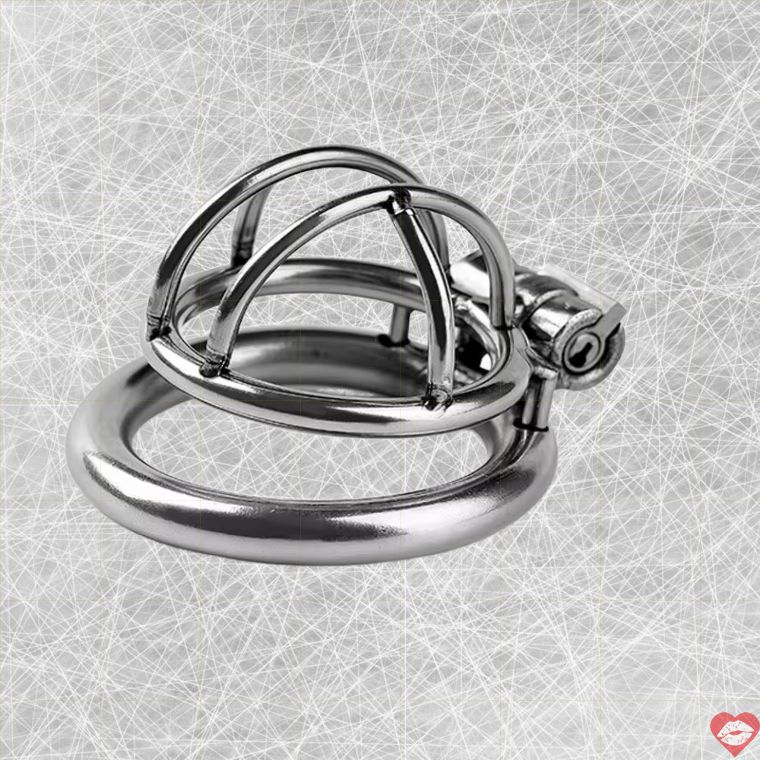 MT mini chastity lock 50mm bạc khóa kín đáo