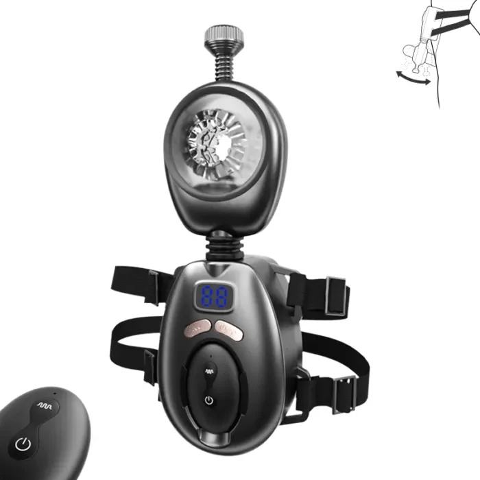 Cốc Thủ Dâm Tự Động Đeo Thắt Lưng 2025 Remote Siêu Mạnh