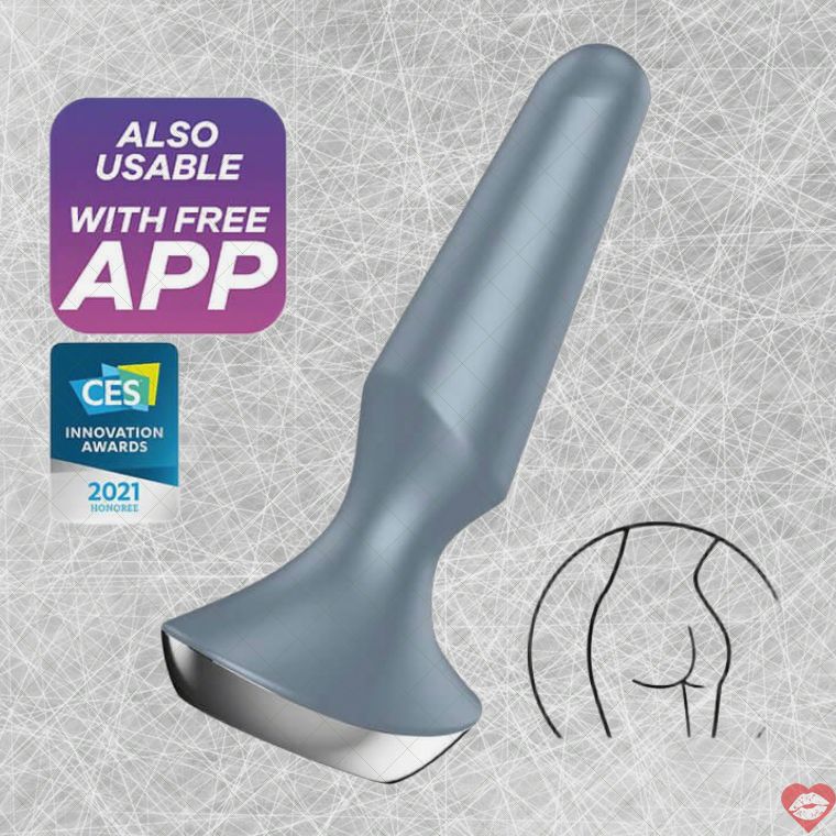 Plug-ilicious Satisfyer App Rung Mạnh Hậu Môn Thú Vị 