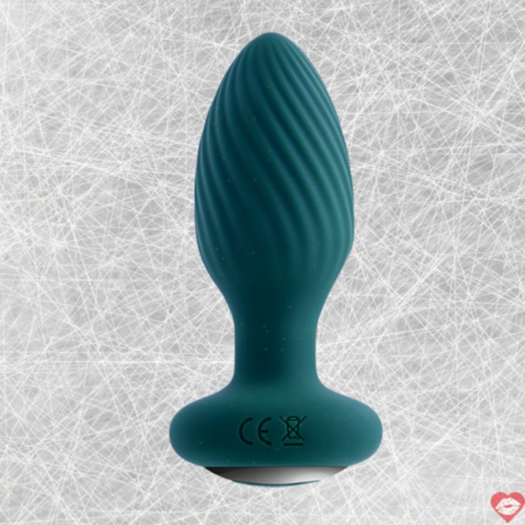Playboy butt plug đuôi xoay velvet điều khiển từ xa mê hoặc 