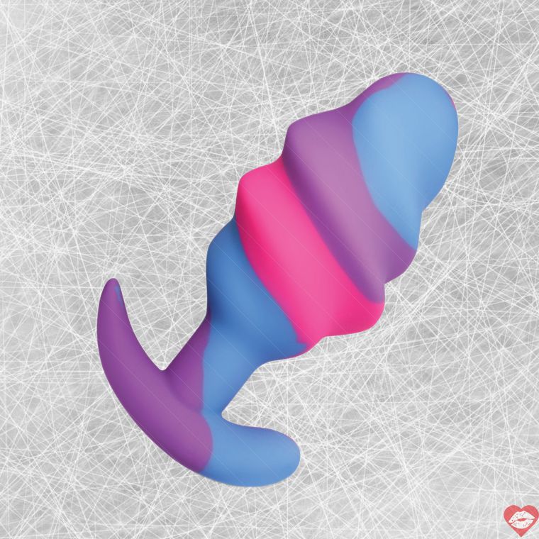Creature Cocks Unicorn Swirl Butt Plug Xoáy
