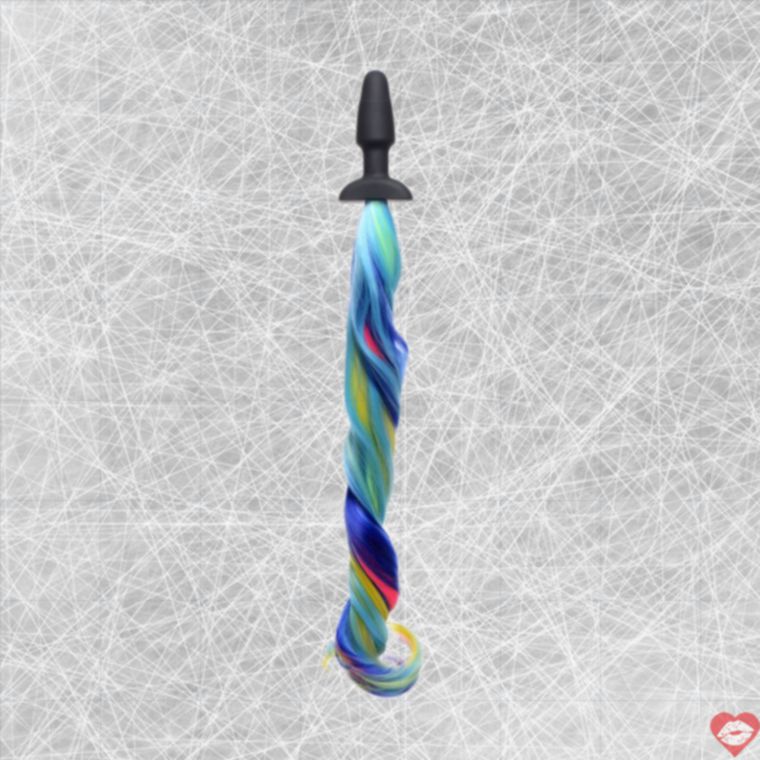 Tailz Rainbow Pony Đuôi Ngựa Cầu Vồng Plug Mông Vui Nhộn