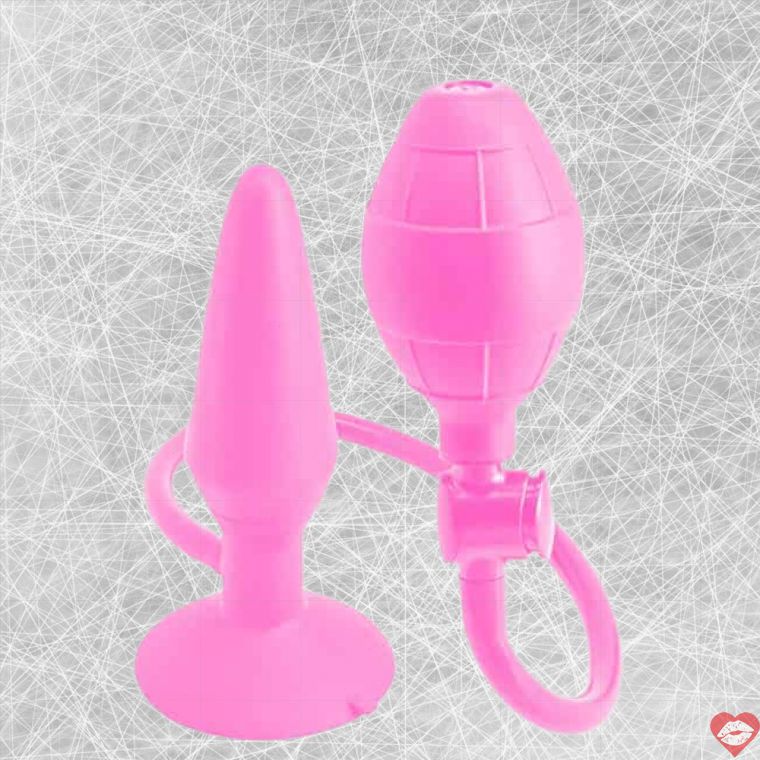 Seven Creations Butt Plug Bơm Hồng Co Giãn Đam Mê