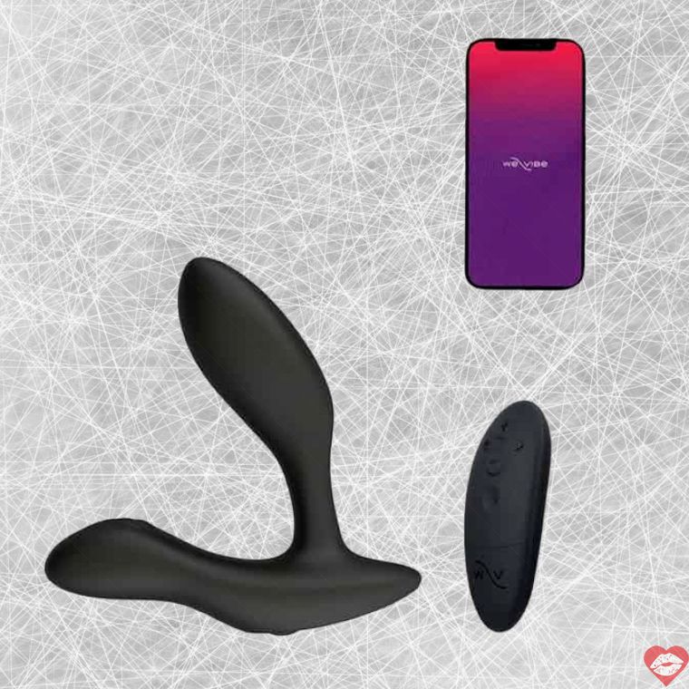 We-Vibe Vector+ Tiền Liệt Đen Điều Khiển