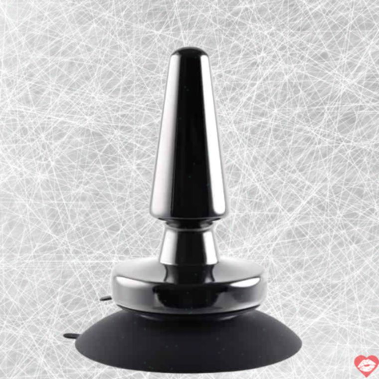 Evolved Beginner Anal Plug Đen Kim Loại Siêu Hút 3cm