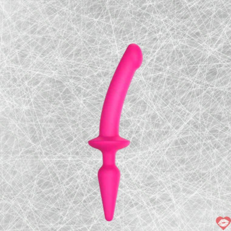Strap-On-Me S Plug Dildo Đôi Hồng 25cm
