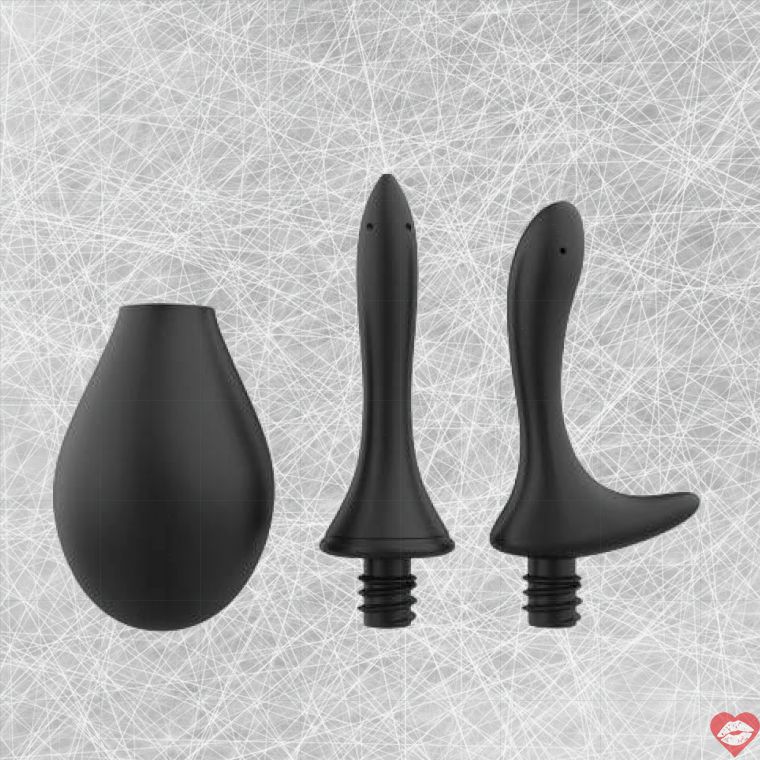 Anal Douche Nexus Đen 260ml 2 Đầu Siêu Sạch