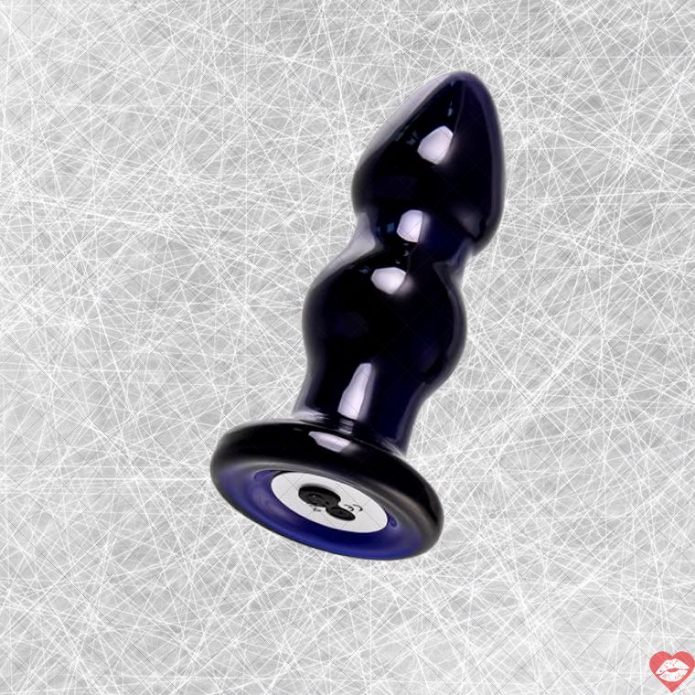Butt plug Sexus Glass xanh rung 11cm 3.6cm anal thử thách