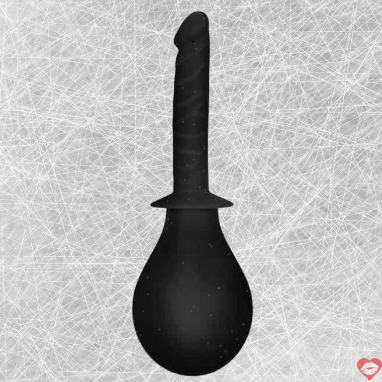 LoveToy Anal Đồ Đấy Đen Silicon 2.3cm