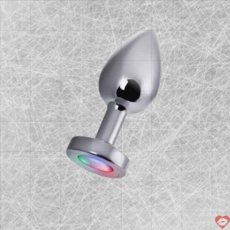 Toyfa Metal Plug LED Bạc 3.4cm Đèn Nhấp Nháy Party
