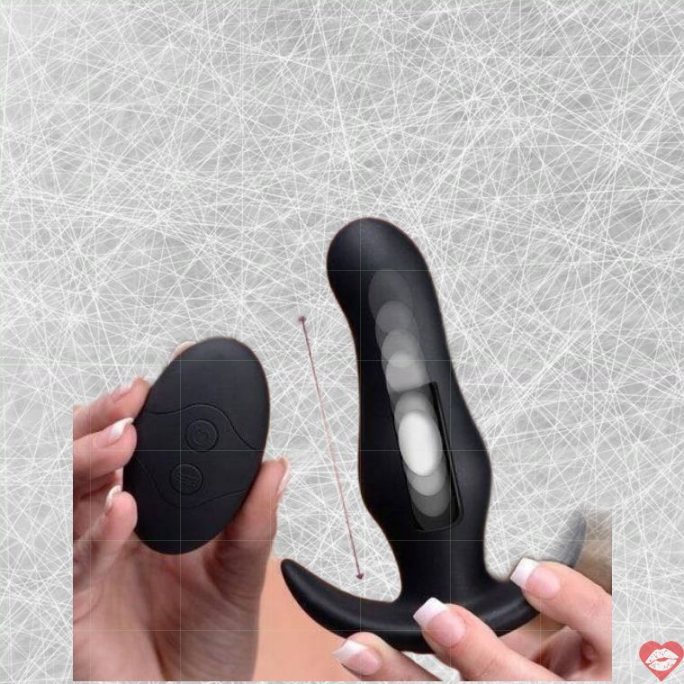 XR Kinetic Thumping 7X Prostate Massage Đen Remote 13cm