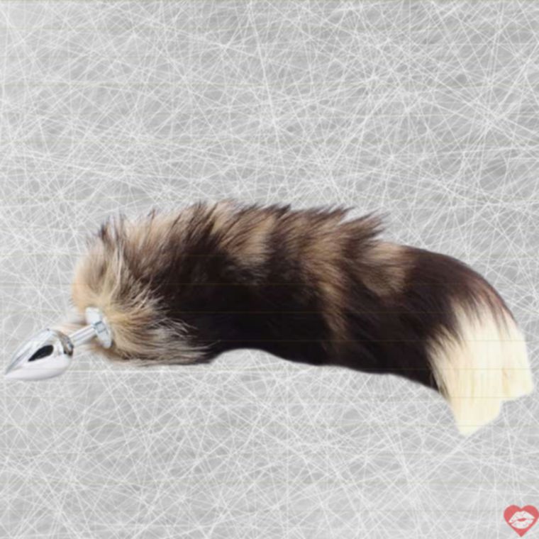 Kanikule Fox Tail S Beige Metal Đuôi Cáo Hot 