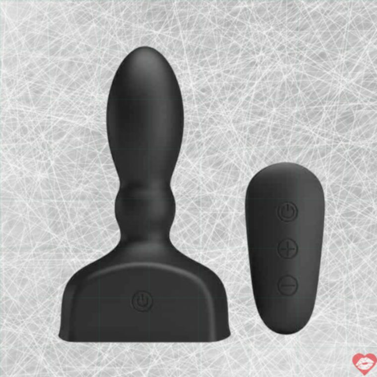 Pretty Love Harriet plug rung nở đen remote