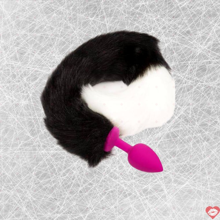 Plug Đuôi Cáo Hồng Pu Xù Thú Cưng Dâm Đãng 