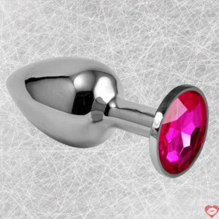 LoveToys Butt Plug S Pha Lê Hồng Bạc 3cm