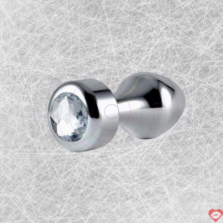 LoveToys Aluminium Diamond Plug Bạc 3cm Kim Cương