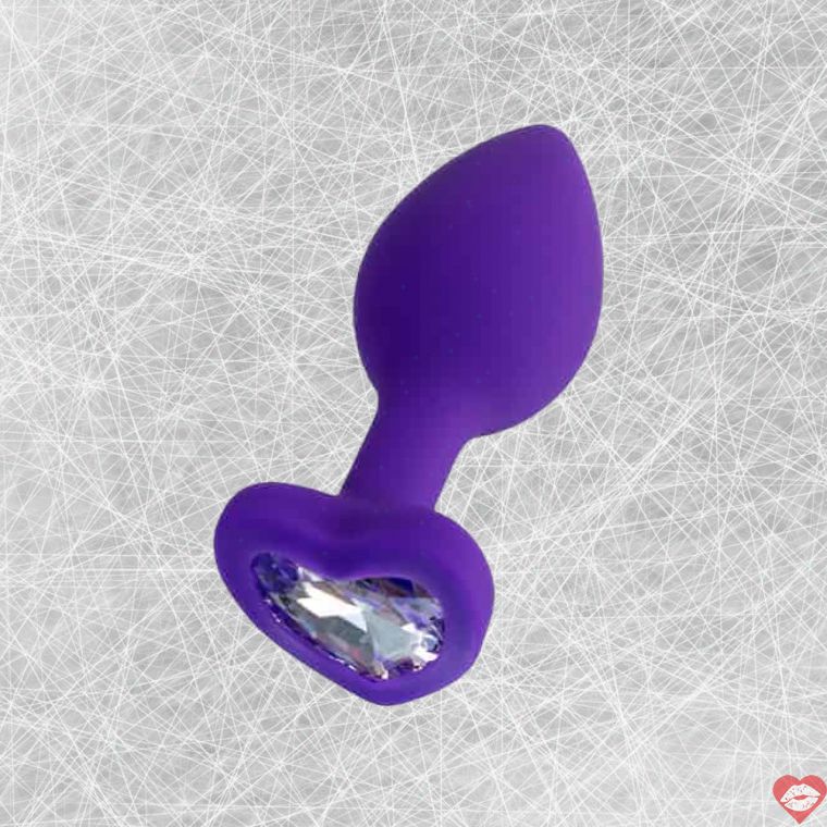Toyfa Diamond Heart Plug Tím Kim Cương Sang Trọng Mê