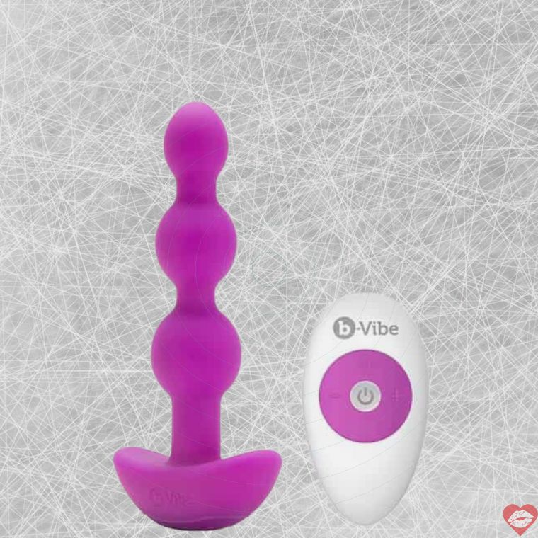 Plug b-Vibe Triplet Hồng Remote Rung Cây Thông Sướng