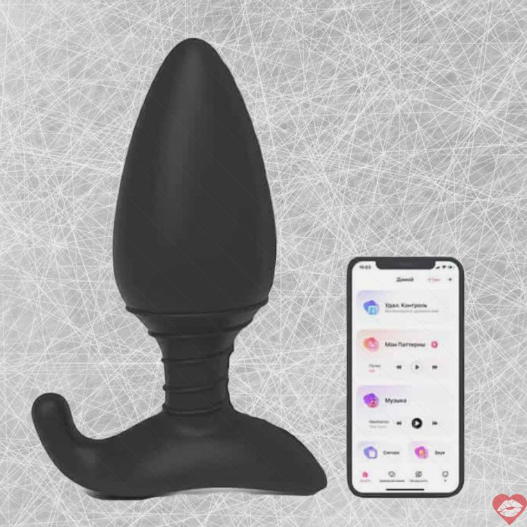 Lovense Hush M Nút Đít Rung App Đen 12.1cm Mạnh