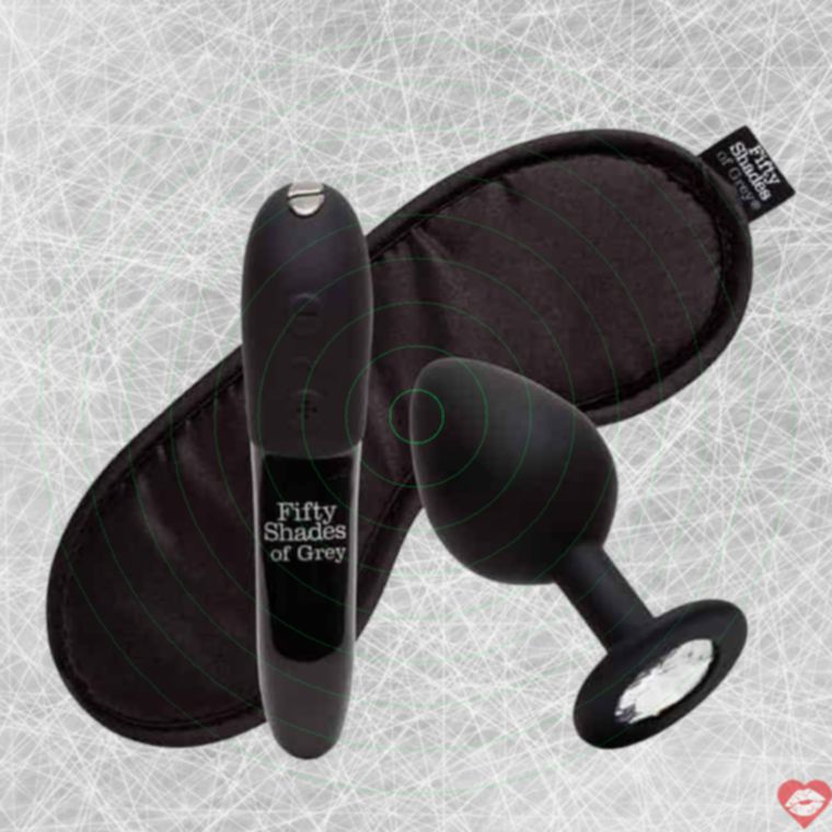 Fifty Shades We-Vibe Come To Bed Set 3 Món Đen