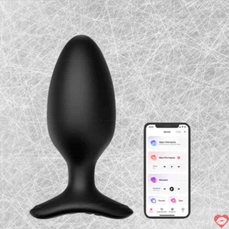 Lovense Hush 2 M Plug Hậu Môn Đen Mạnh Mẽ Điều Khiển App