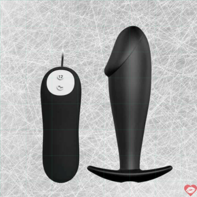 Plug Đít Pretty Love Đen Rung Từ Xa
