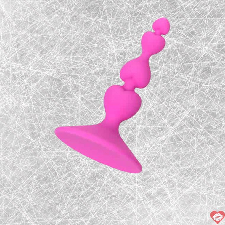 Plug hậu môn Toyfa Loverty hồng fuchsia tim dễ chịu