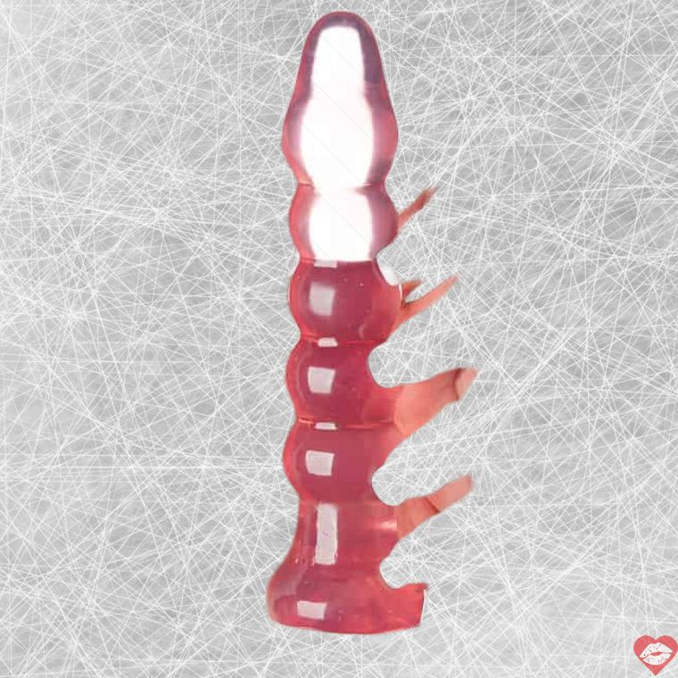 Doc Johnson Crystal Jellie Cây Thông Hồng Uốn Dẻo