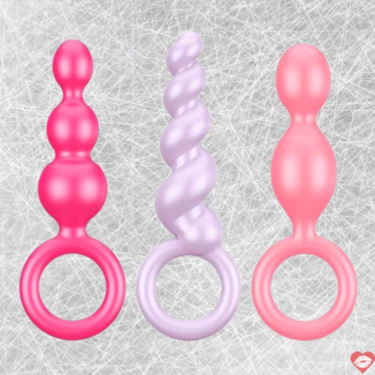 Plug Sau Satisfyer Booty Call 3pc Đa Màu