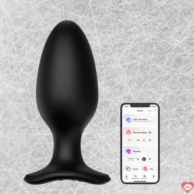 Plug hậu môn Lovense Hush 2 L đen app điều khiển mạnh mẽ