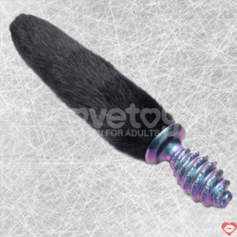 Lovetoy Mysti Tail Cáo Tím 37cm Đuôi Siêu Mịn