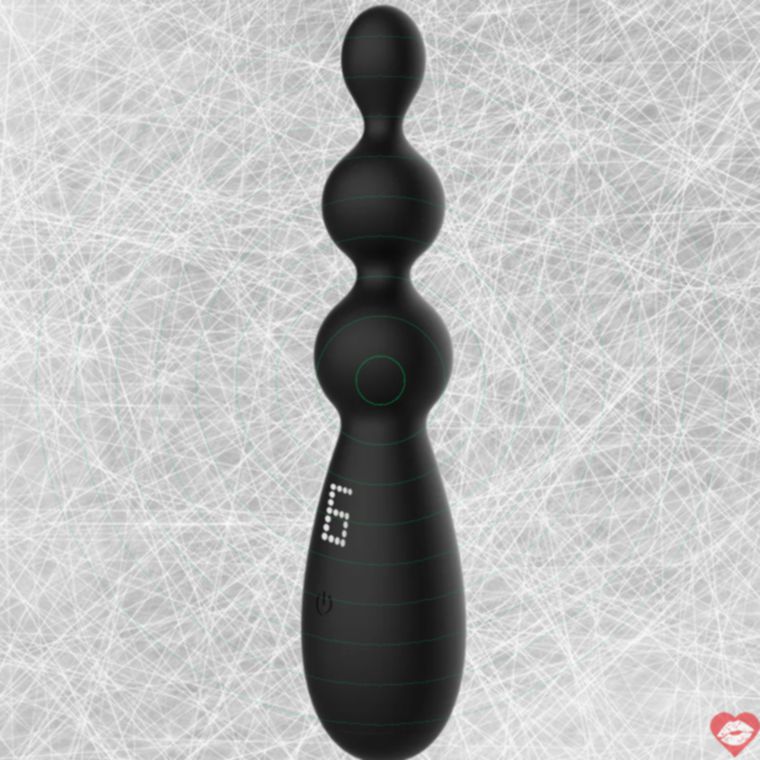Hidden Desire Triple Thrill Chuỗi Rung Đen 3.5cm