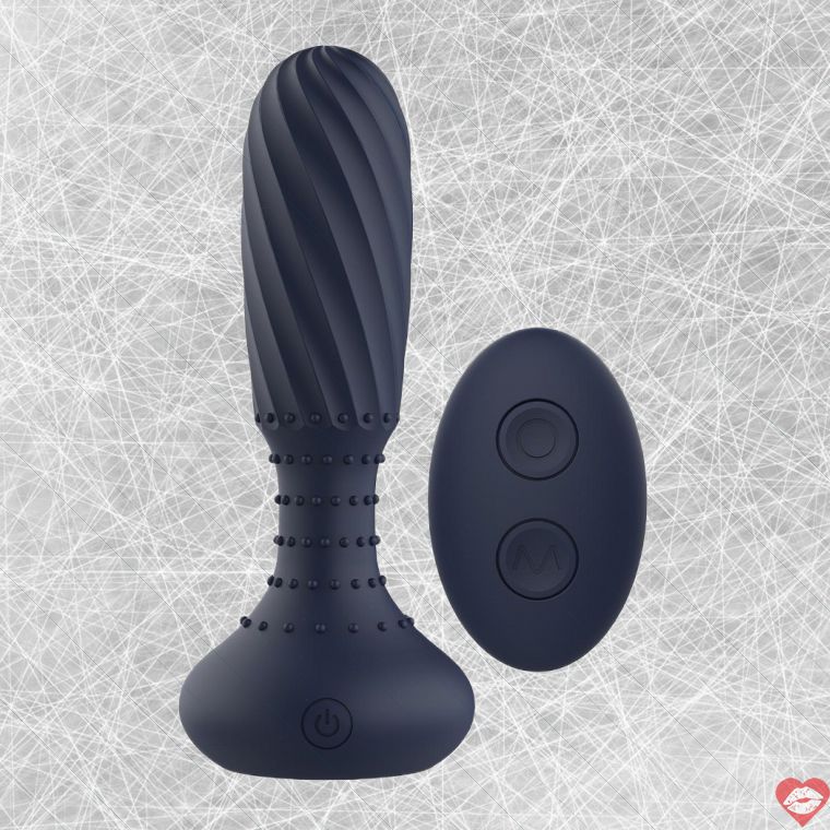 Dreamtoys Titan Se Hậu Môn Xoay Rung Đ遥控 Xanh 3.4cm