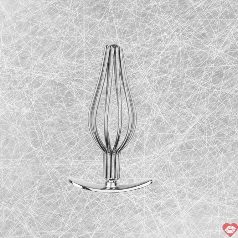 Hollow Metal Plug M Bạc 3.6cm Đặc Biệt Kích Thích 