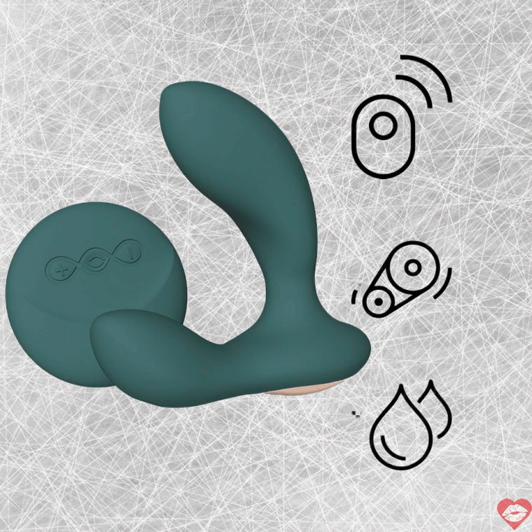 Lelo Hugo 2 Máy Rung Hậu Môn Xanh Lá Remote Siêu Mạnh