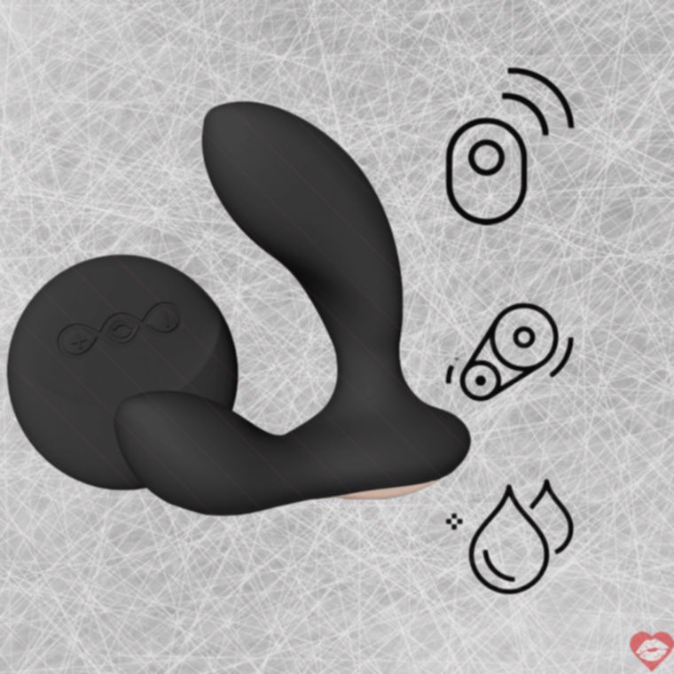 Lelo Hugo 2 Prostate Remote Đen Siêu Mạnh 7cm