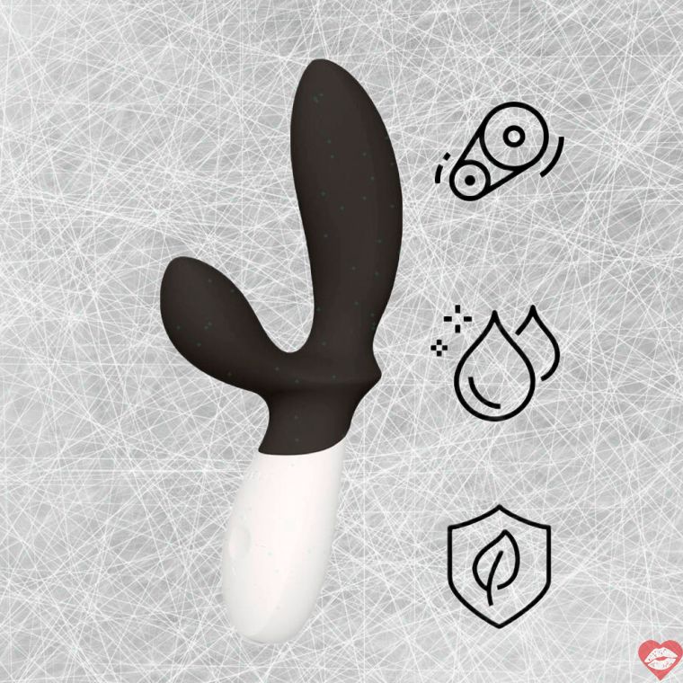 Lelo Loki Wave 2 Đen Rung Sóng Tiền Liệt Tuyến