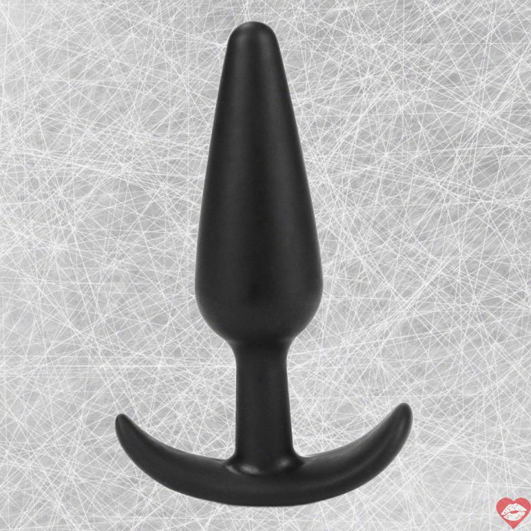 Lovetoy Lure Me Plug Đít Nhỏ Đen Silicon An Toàn
