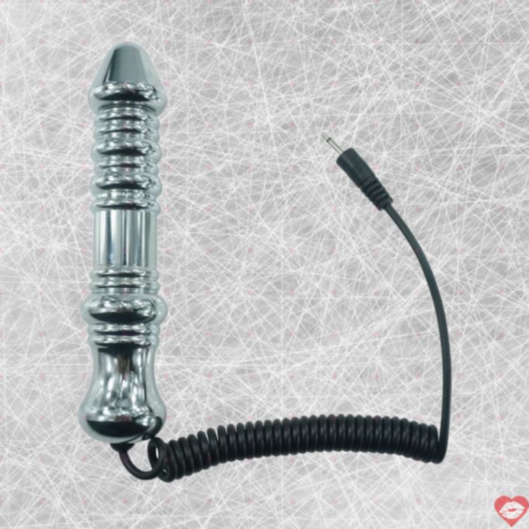 Estim Dildo Kim Loại Sốc Điện 13.5cm Siêu Kích Thích